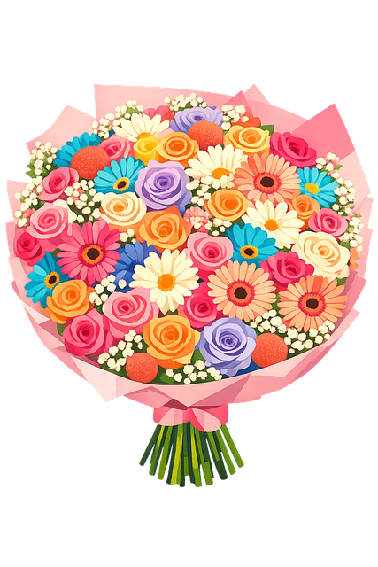 Buquê De Flores, Flores Coloridas