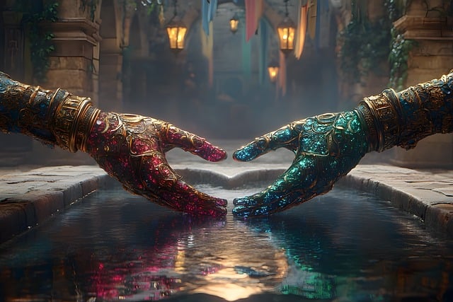 Free gauntlets symbolic privacy illustration