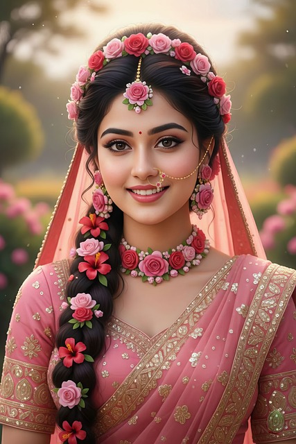 Free cutebarkha a7 collection radha rani illustration