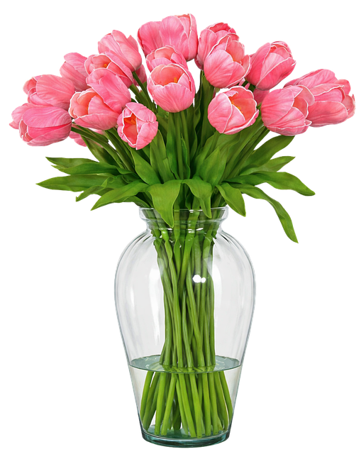 Rosa Tulpen, Blumenstrauß