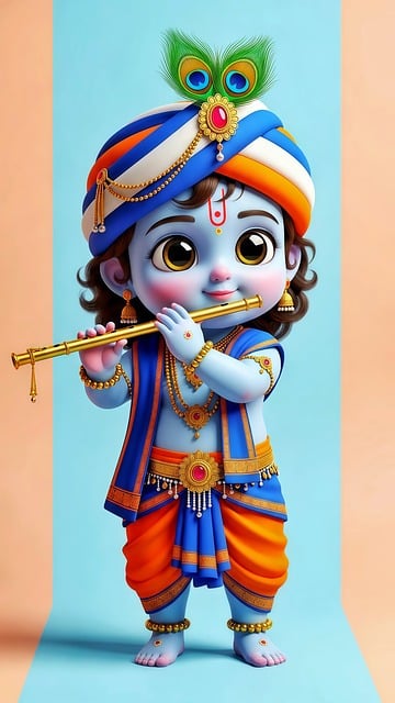Free Ai Generated Krishna illustration and picture