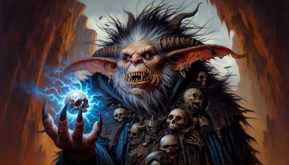 Goblin, Fantasia, Monstro, Feiticeiro
