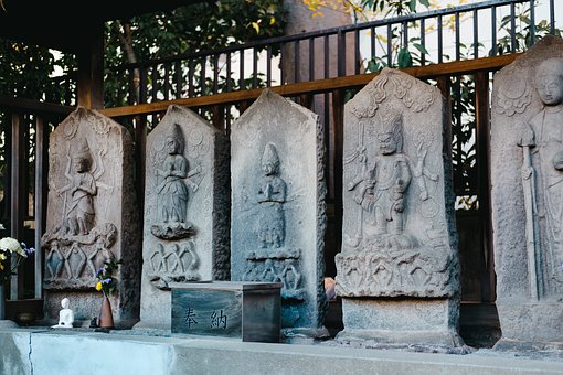 Free Japanese Temple Buddhist Statues photo and picture