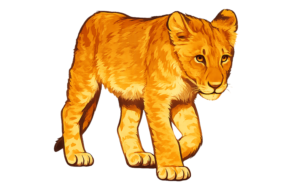 Download Lion Cub, Young Lion, Safari Animal. Royalty-Free Vector ...