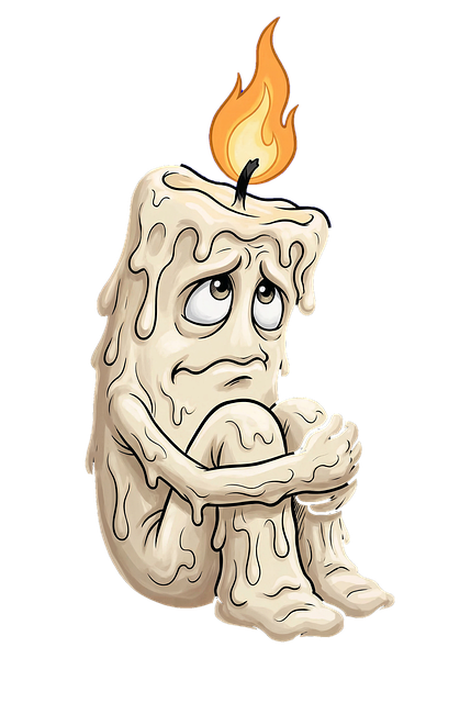 Free candle wax flame illustration