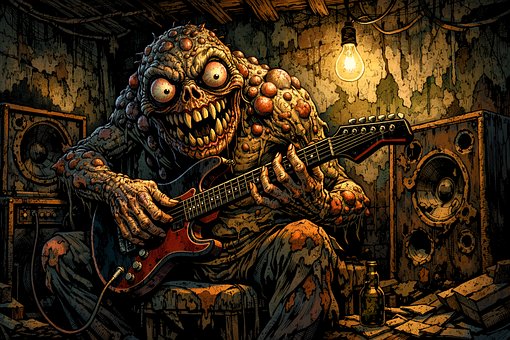 Monstruo, Guitarra Eléctrica, Horror