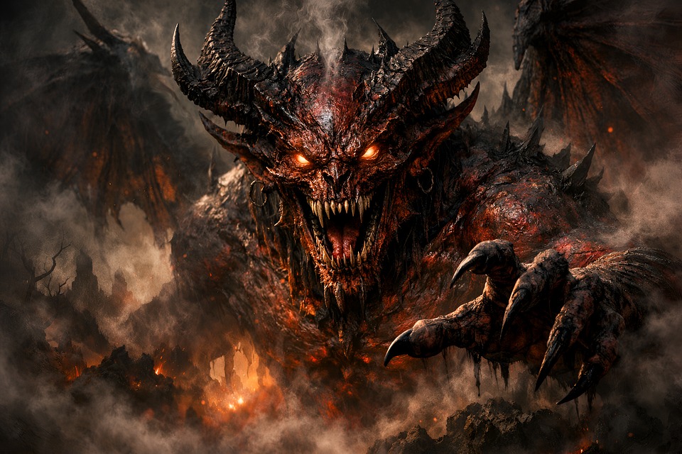 k*a様 16Monstera Devil Monsterデビルモンスター モン Download Devil, Monster, Hell. Royalty-Free Stock Illustration
