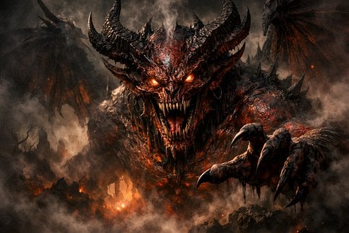 Diablo, Monstruo, Infierno, Satán