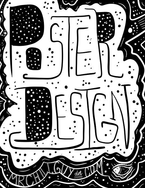 Plakat, Design, Kreativ, Hånd, Tegning
