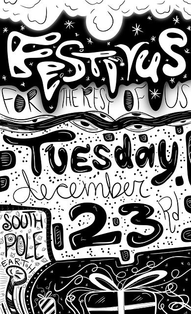 Jul, Vinter, Plakat, Design, Kreativ