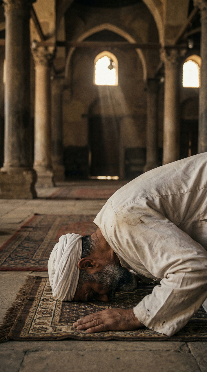 Download Muslim Prayer, Sujud, Prostration. Royalty-Free Stock ...