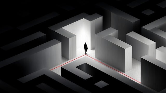 Download free HD stock image of Maze Man Free maze man exit illustration