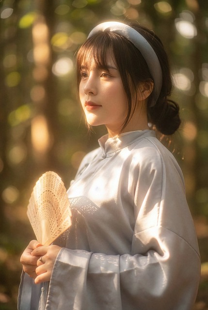 Femeie, Portret, Aodai, Vietnamez