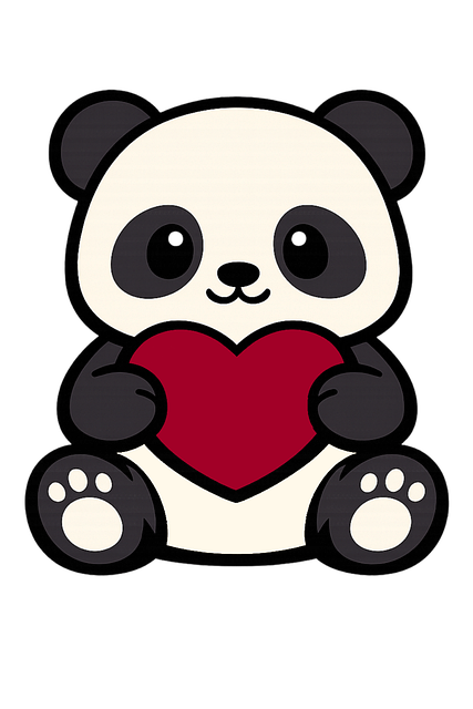 Süßer Panda, Kawaii Panda