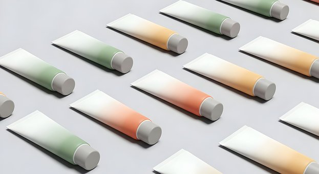 Kosmetika, Rohr, Mock Up, Hautpflege