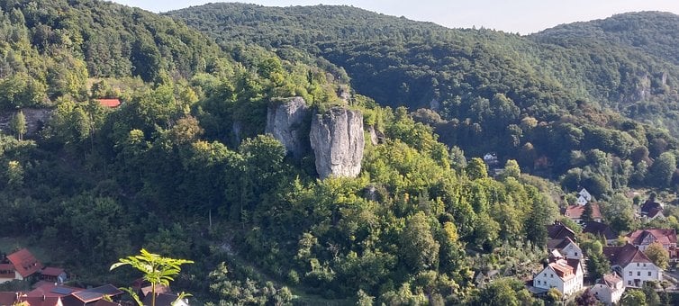 Fichtelgebirge, Wald, Landschaft, Burg