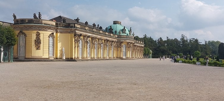Schloss, Potsdam, Sanssouci, Architektur