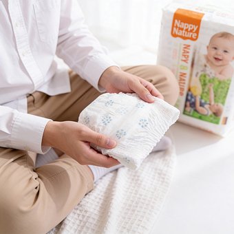 Free Diaper Baby illustration and picture