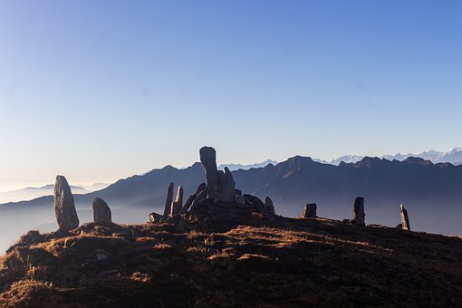 Natur, Hügel, Landschaft, Stein