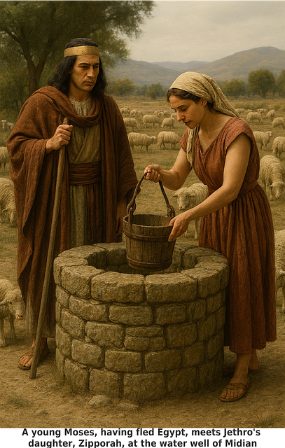 Free Moses Midian illustration and picture
