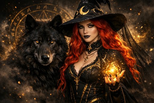Free Witch Fantasy illustration and picture