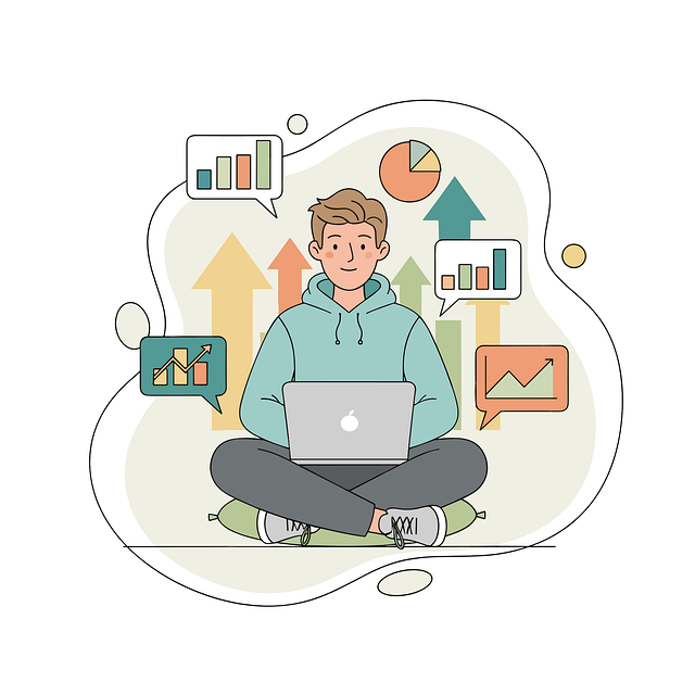 Free freelancer illustration remote work lifestyle digital nomad illustration