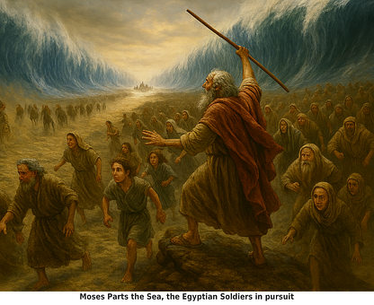 Free Moses Red Sea illustration and picture