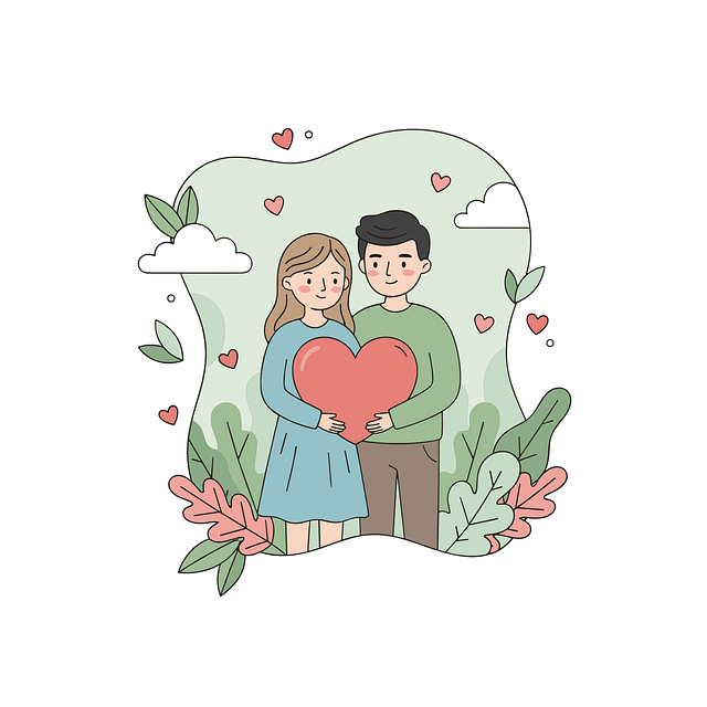 Free family illustration family love parents and children vector