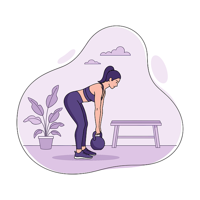 Free stretching illustration warm-up exercise flexibility training vector