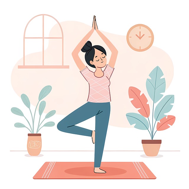 Yoga, Meditation, Ausübung, Frau