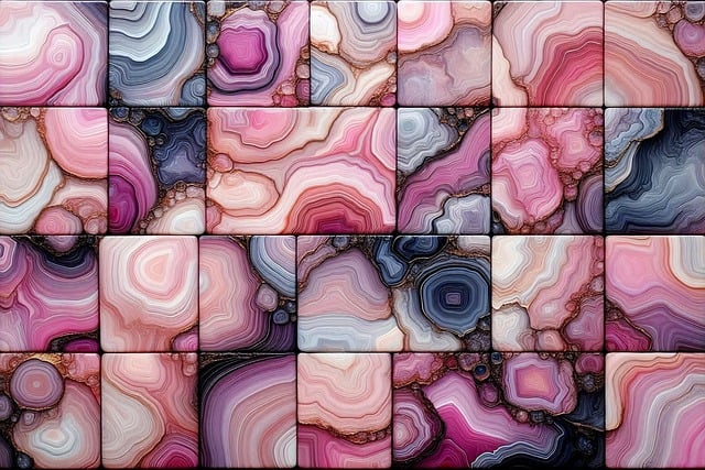 Free agate tiles pattern illustration