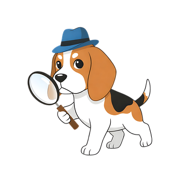 Free Detective Dog photo and picture