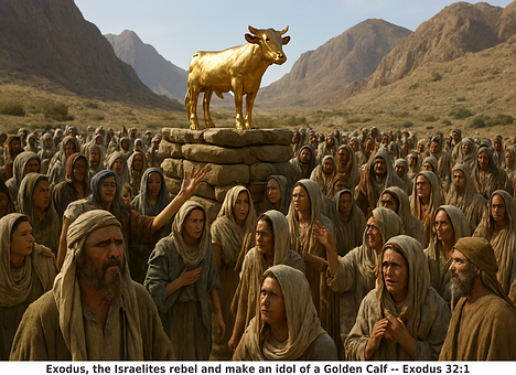Free Exodus Golden Calf illustration and picture