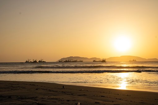 Free Beach Sunset photo and picture