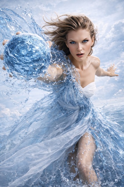 Free Woman Water illustration and picture
