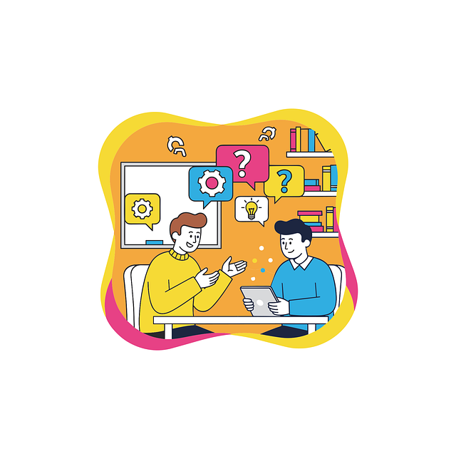 Free brainstorming illustration teamwork concept business discussion vector