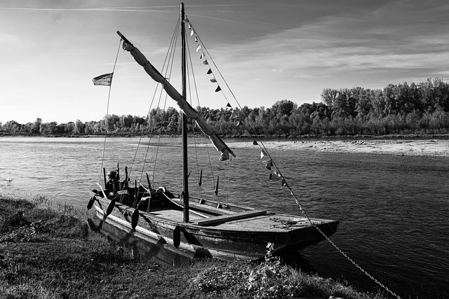 Bote, Naturaleza, Barco, Río, Velo