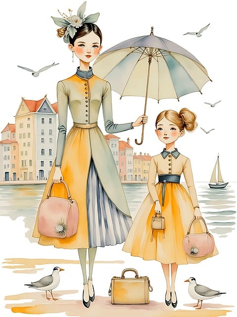 Ilustración Caprichosa, Madre E Hija