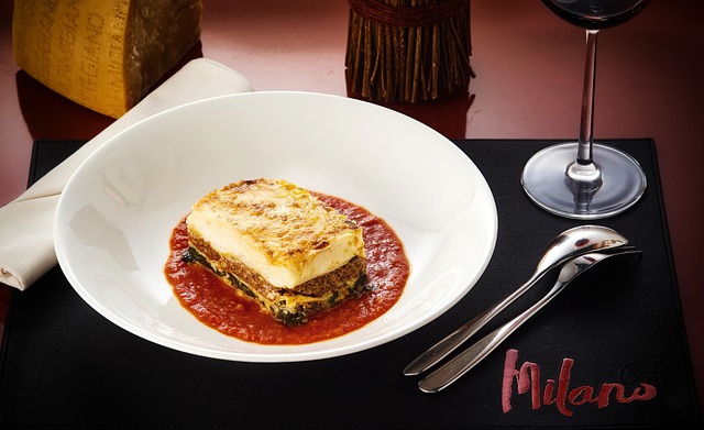 Free Lasagna Plate photo and picture