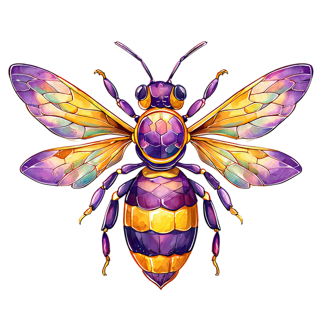 Free bee honey bee insect illustration