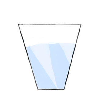 Wasser, Glas, Zeichnung, Karikatur
