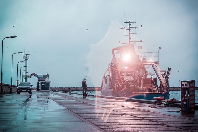 Hel, Polen, Fischereifahrzeug, Pier