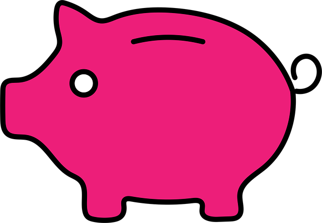Free piggy bank financial savings vector