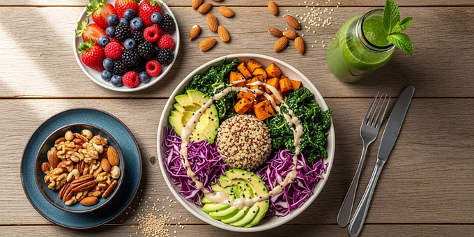 Vegan, Pflanzlich, Gesunde Ernährung