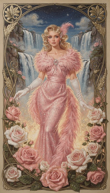 Rosa, Dame, Frau, Mädchen, Modell