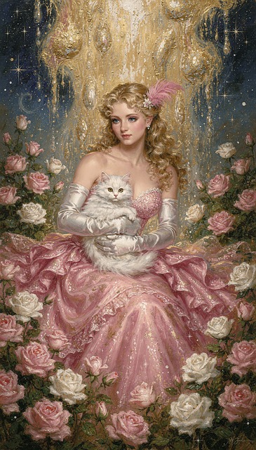 Rosa, Dame, Frau, Mädchen, Modell