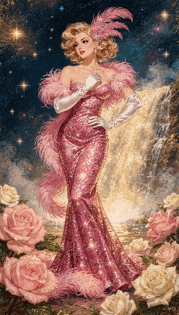 Rosa, Dame, Frau, Mädchen, Modell
