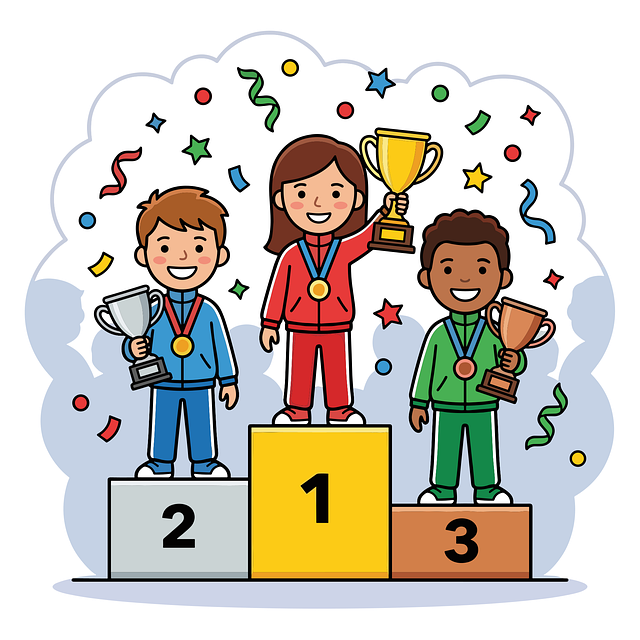 Competencia Infantil, Podio De Ganadores