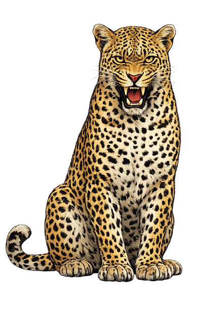 Free leopard african leopard big cat vector