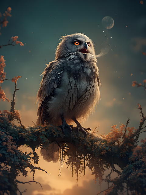 Vogel, Natürliche, Eule, Natur, Wald